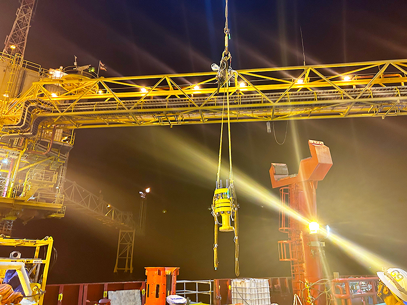 Connector Subsea Solutions Morgripe Collet project in Thailand.