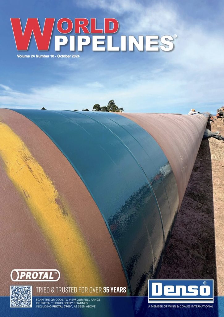 The latest edition of World Pipelines Magazine 2024, in which Connector Subsea Solutions is displayed.