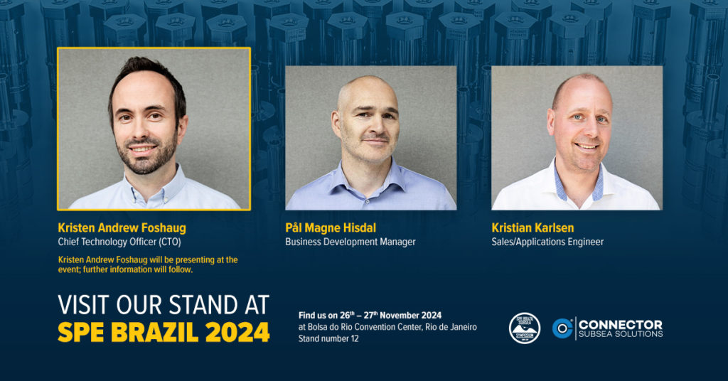 Connector Subsea Solutions team that will be attending the SPE Brazil 2024 Exhibition