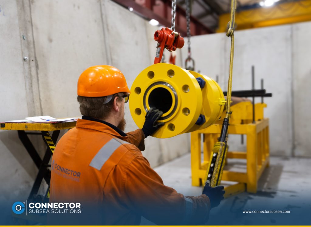 The MORSMART Connector goes through a very high pressure test at 639 barg, to make suare it complies with the FAT standard and the clients request.