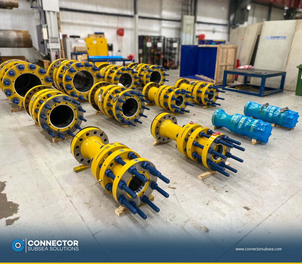 Connector Subsea Solutions Delivering 12 off MORGRIP Subsea Pipeline Connectors to our partners and clients in the middle east.