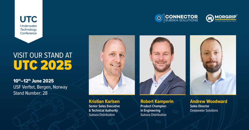 Visit Connector Subsea Solutions (CSS) at UTC 2025 in Bergen. Learn more about our complete range of subsea solutions at Stand 28.