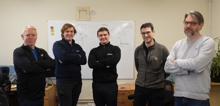 The Software and Hardware team behind the inception of the Modular DC-DC Power Converter.
