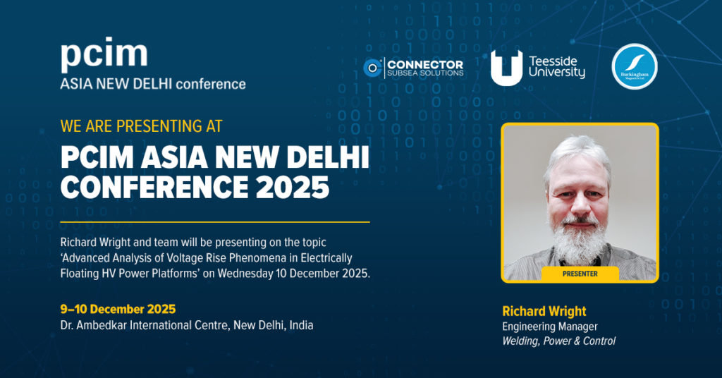 Richard Wright, Engineering Manager at CSSI will present a technical paper for a research on high voltage at PCIM Asia New Delhi 2025.
